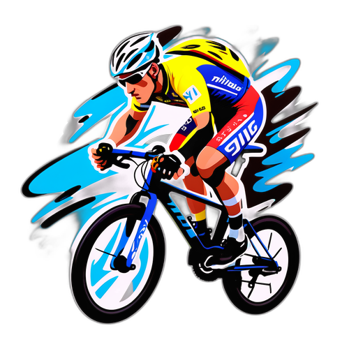 Thibau Nys op de Fiets