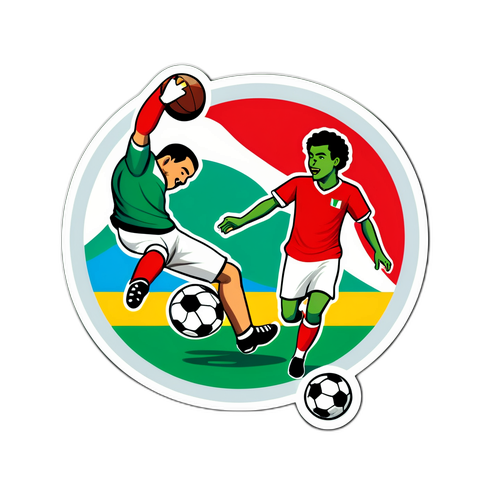 Sticker ya Soka kati ya Iraq na Indonesia