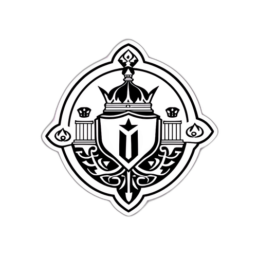 Minimalist Oligarchy Design Sticker