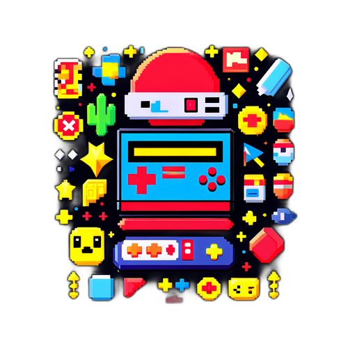 Zabawny projekt naklejki skoncentrowany na XP w kulturze gier