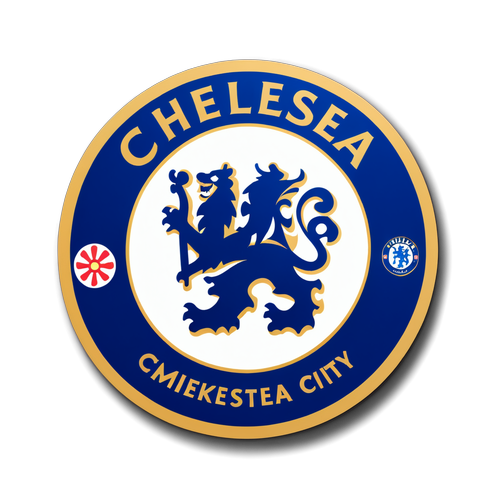 Chelsea-tema klistermærke