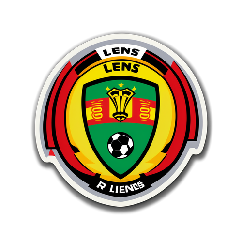 Le Sticker Éblouissant du RC Lens : Un Design Coloré qui Célébrera le Grand Match Contre Saint-Étienne !