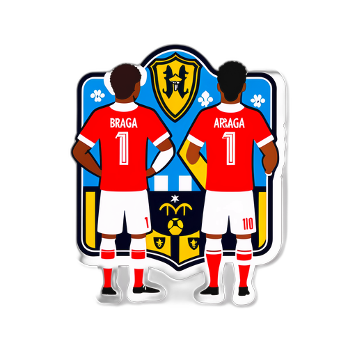 Sticker ya Ushirikiano wa Wachezaji wa Arouca na Braga