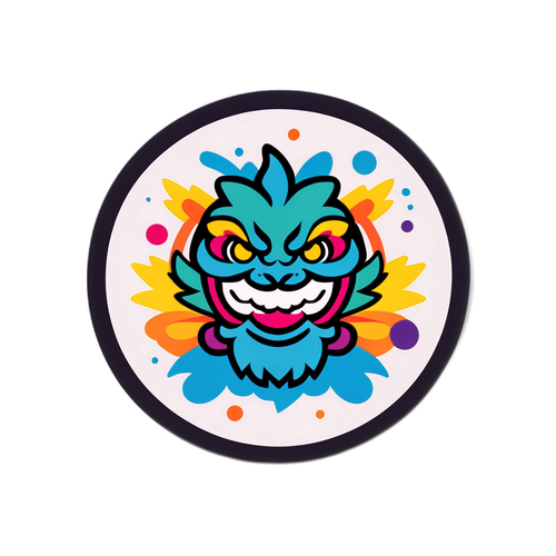 ヘイワ堂のロゴをリメイクしたポップステッカー