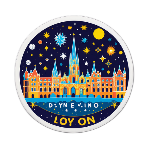 Les lumières brillantes du Festival des Lumières à Lyon