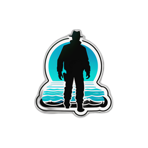 Ein geheimnisvoller Usedom-Krimi-Aufkleber