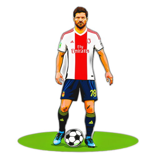 Sticker van Xabi Alonso