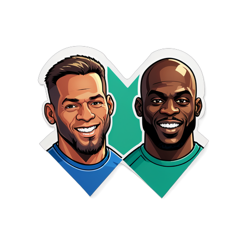 Sticker van Dave Roelvink en Melvin Manhoef