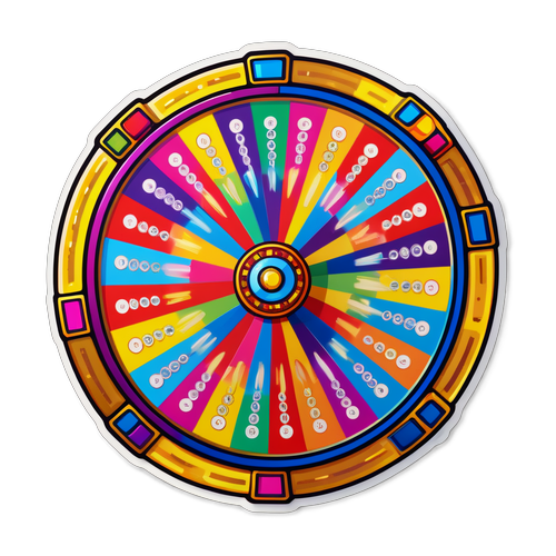 Vibrant Wheel of Fortune Design