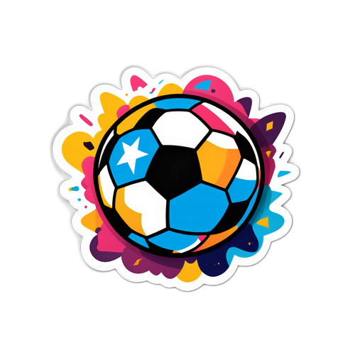 Stiker Sepak Bola Kreatif