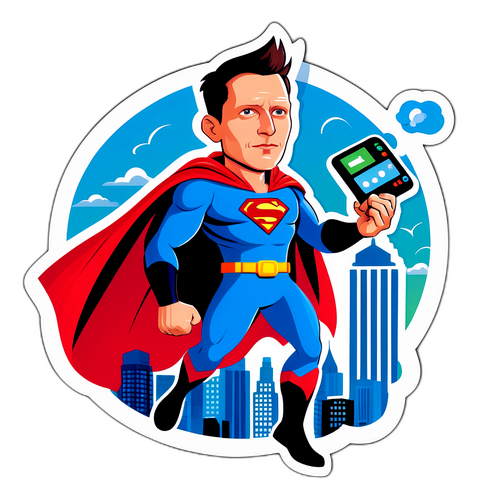 Peter Thiel as a Superhero