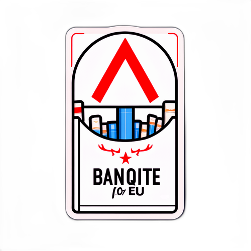 Ein Aufkleber mit einem grafischen Symbol für Zigaretten mit einem durchgestrichenen Zeichen zur Darstellung des Verbots von Filterzigaretten in der EU