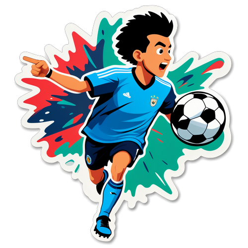 Fang die Aufregung! Der Sticker, der dein Fußballherz höherschlagen lässt!