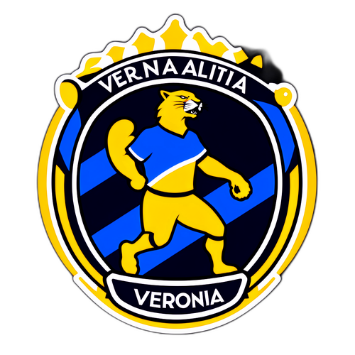 Дизайн наліпок для футбольного матчу Верона – Аталанта