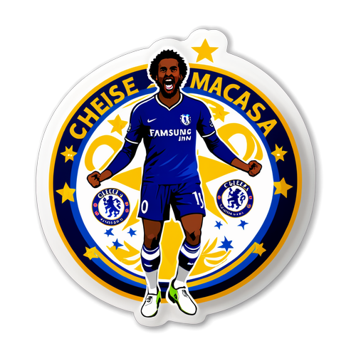 Ghi Nhớ Những Trận Đấu Huyền Thoại: Sticker Chelsea Kéo Bóng Đá Về Thế Giới Của Bạn!