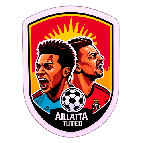 Stiker Dramatis Pertandingan Atlanta United vs Atlas
