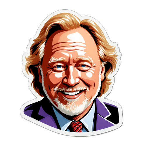 Humorous Caricature of Timothy Busfield