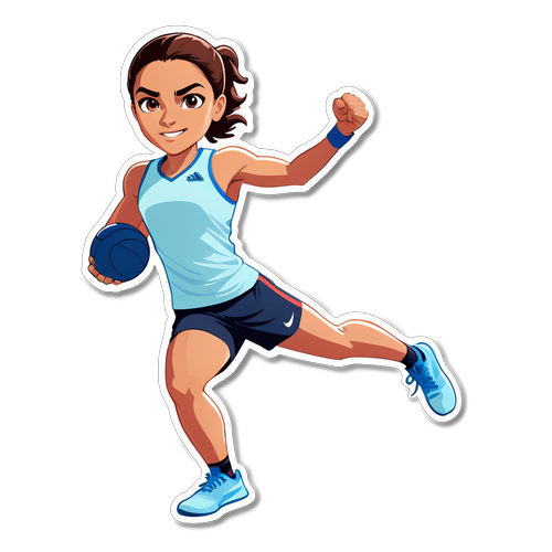 Clara Tauson Atletisk Sticker