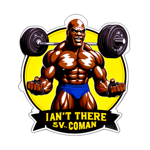 Inspirerande klistermärke av Ronnie Coleman