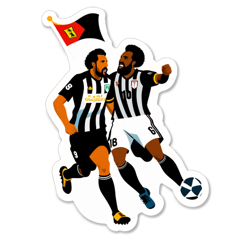 Arte do clássico Boavista vs. Vasco da Gama