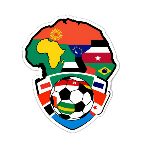 Sticker ya Mashindano ya Nchi za Afrika