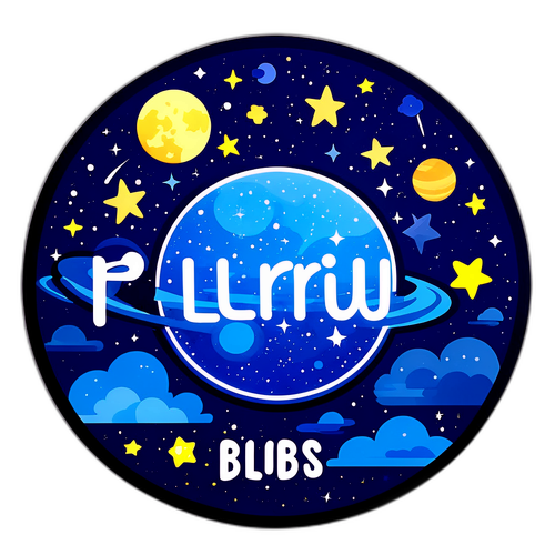 प्लुरिबस ब्रह्मांडीय स्टिकर