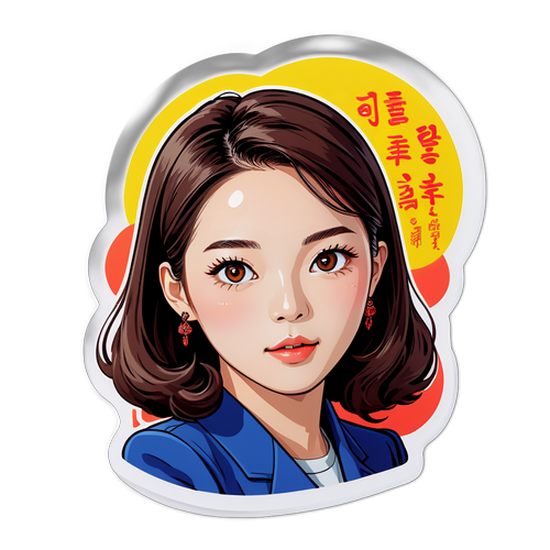 이선빈의 스타일을 반영한 유명한 명언 스티커