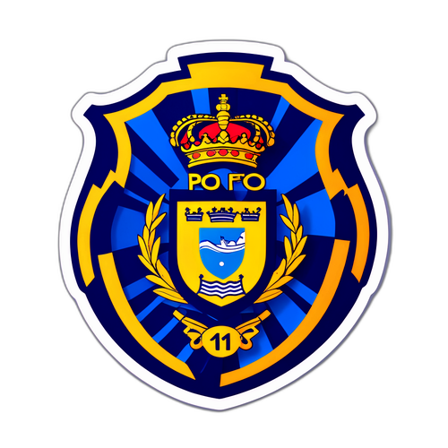 Οπτική παρουσίαση του λογοτύπου της Porto FC με φόντο σεισμού