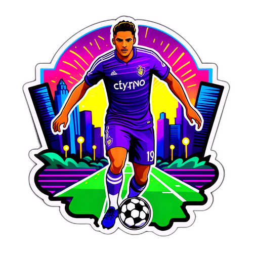 Ilustración de la camiseta de Orlando City