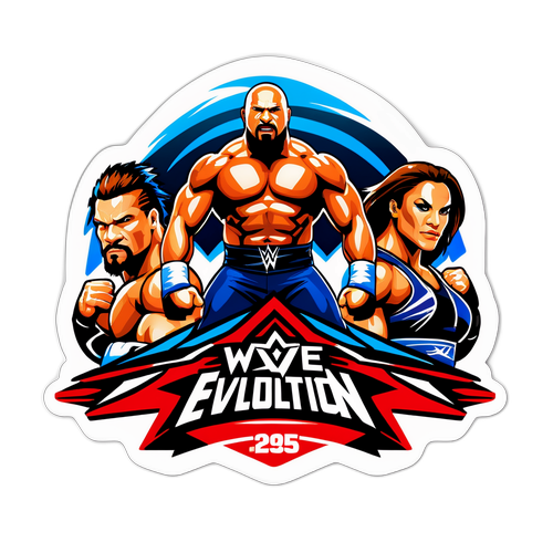 WWE Evolution 2025 Aufkleber