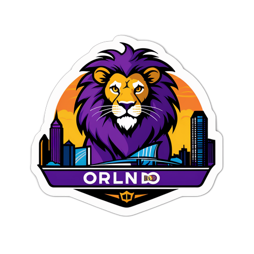 Orlando City Soccer Team Sticker