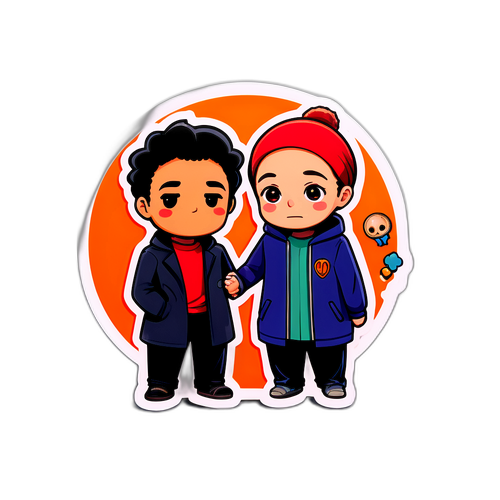 Sahipsizler Karakterleri Sticker Tasarımı