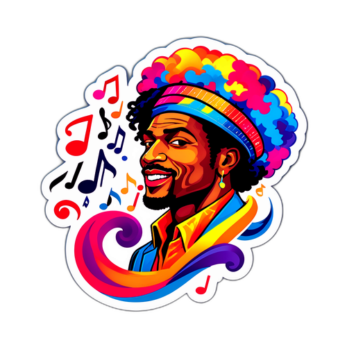 Raja Jackson Musik Sticker