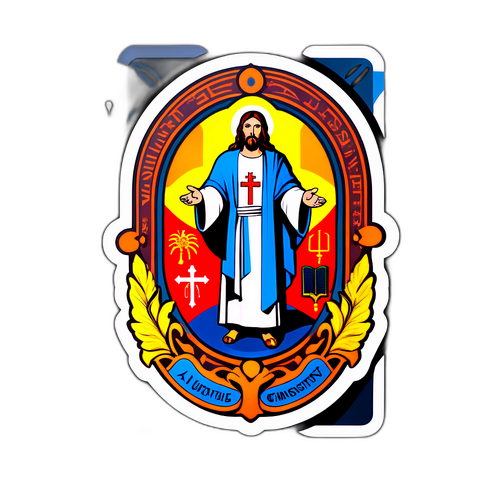 예수의 사역을 상징하는 스티커