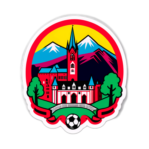 Sticker ya Schlossberg na Mpira wa Miguu