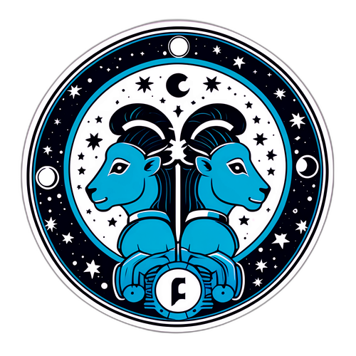 雙子座星際風格貼紙