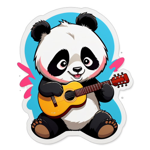 Ez a Játékos Panda Gitáros Mindenkit meg Fog Rázni – Nézd meg és Szerelembe Esel!