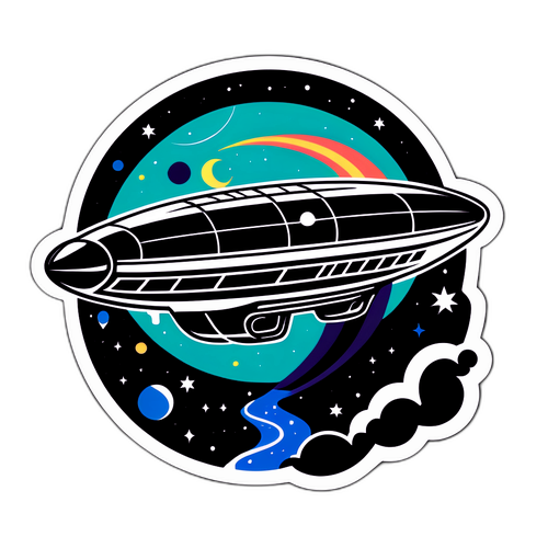 太空探索的貼紙