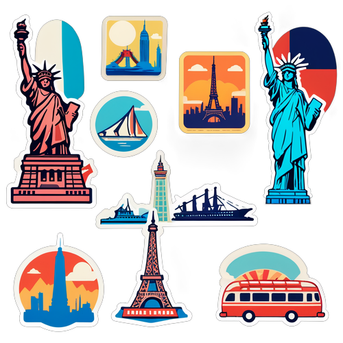 Wanderlust Unleashed: Discover the Vintage Travel Stickers That Will Inspire Your Next Adventure!