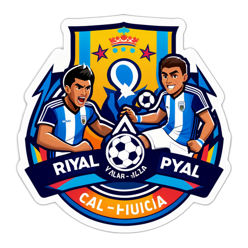 Riyal vs Pachuca Wedstrijd Sticker