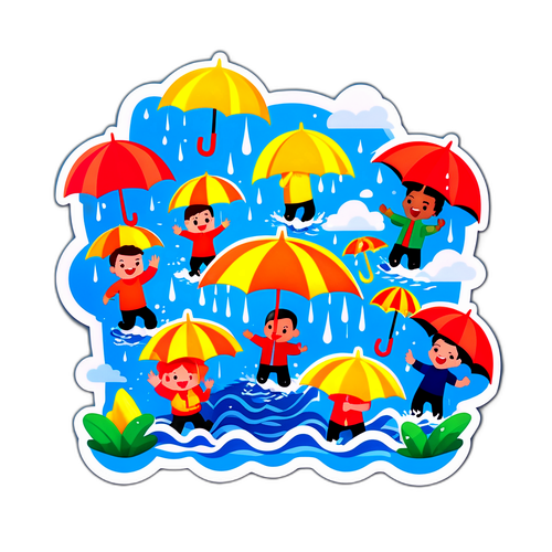 Playful Flash Flood in LA