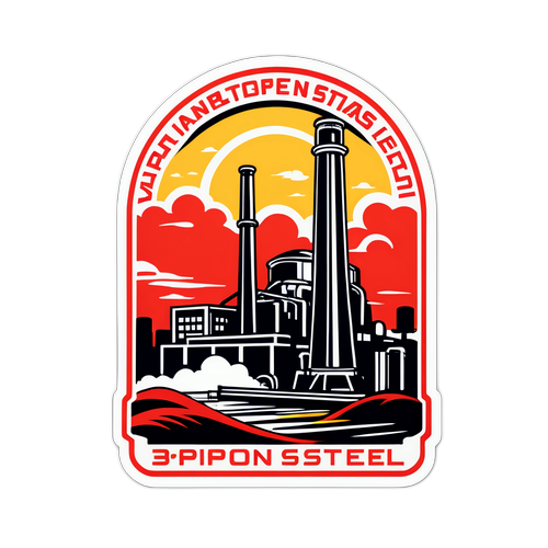 日本製鉄工場の風景