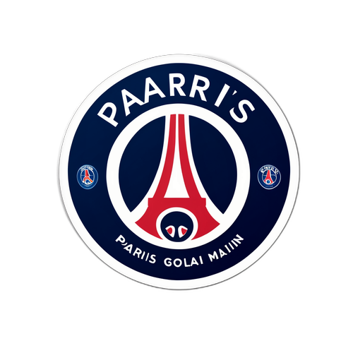 สร้างสติกเกอร์แฟนเพื่อสนับสนุนทีมฟุตบอลปารีส แซงต์-แชร์กแมง