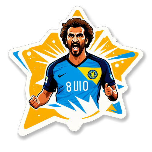 Serhat Akın'ın Stiline Uygun Şaşırtıcı Stickers! Futbol Efsanesinin İmzasıyla Dolu