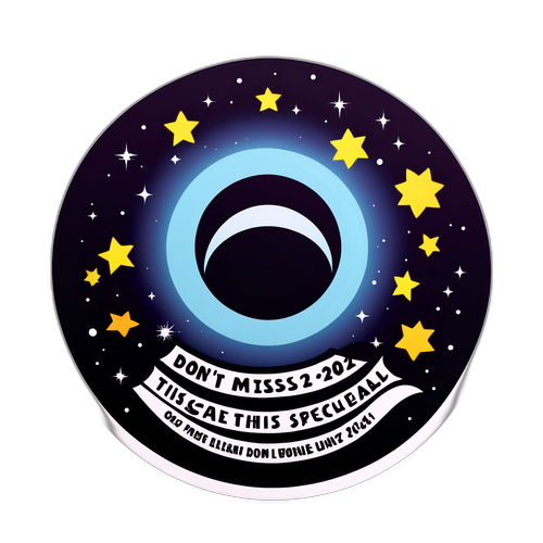 2024년 태양 일식 스티커