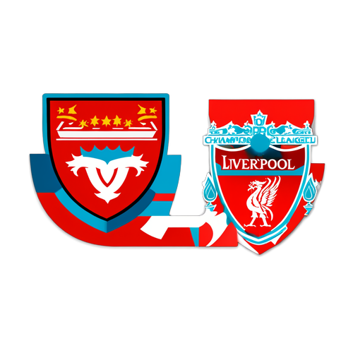 Sticker do confronto PSV x Liverpool