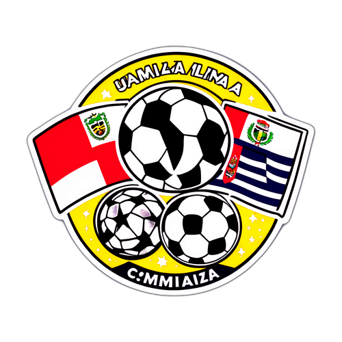 Whimsical Sticker for Comerciantes Unidos - Alianza Lima