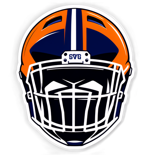 College Football Helmet Sticker