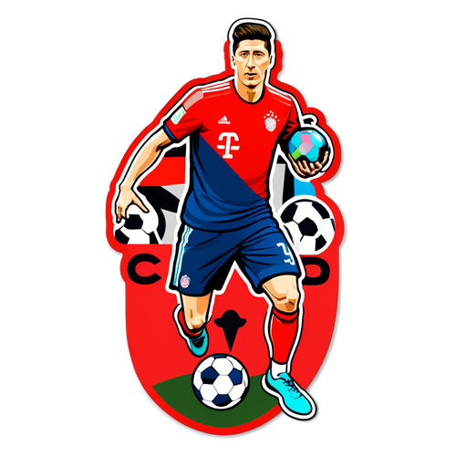 Robert Lewandowski: Legenda Fotbalului Cu Simboluri de Triumf Sportiv!