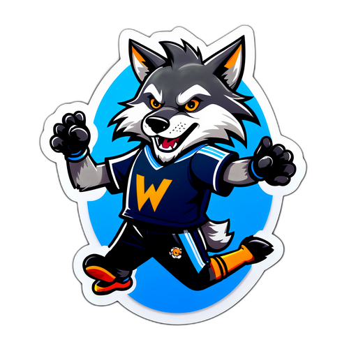 울프스 마스코트 신나는 춤